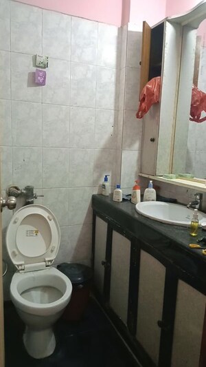 Bathroom in 2 BHK Apartment at Velentine Tower, Goregaon East – for Rent