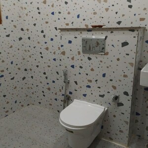 Bathroom in 3.5 BHK Apartment at Palam Vihar Extension – for Rent