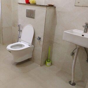 Bathroom in 3.5 BHK Apartment at Palam Vihar Extension – for Rent