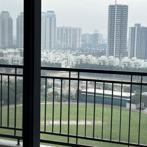 Balcony in 3 BHK Apartment at Sobha City Gurgaon, Babupur Village – for Rent