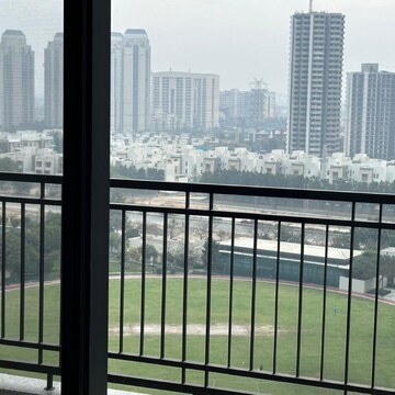 Balcony in 3 BHK Apartment at Sobha City Gurgaon, Babupur Village – for Rent