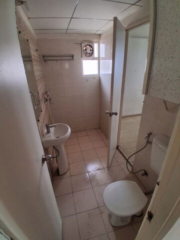 Bathroom in 3 BHK Apartment at Mahagun Mywoods, Sector 16c Greater Noida – for Rent