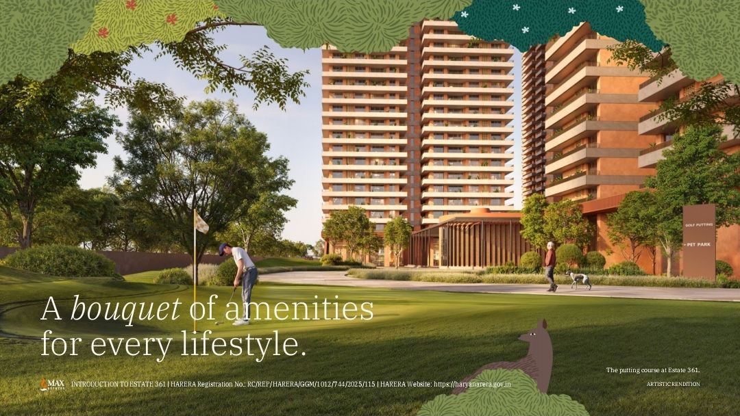 5 BHK + Servant Room Villa For Sale in Max Estate 360