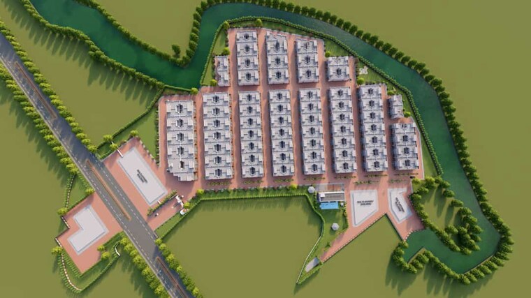 Master Plan, katara hills 3 Bedroom 2550 Sq.Ft. Villa In Katara Hills Bhopal 9800295