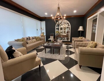 Living Room in 4 BHK Villa at Prestige Oasis, Rajanukunte – for Sale