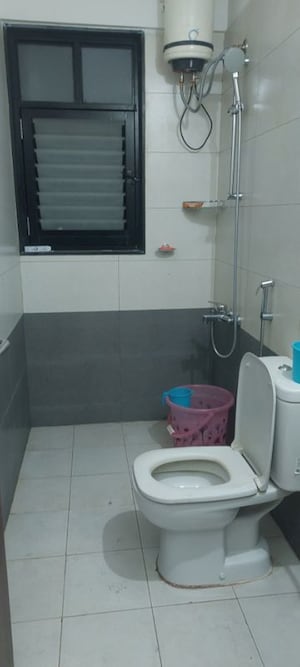 Bathroom in 2 BHK Apartment at Nanded City Pancham, Nanded – for Sale