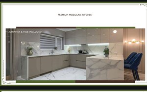 Kitchen in 4 BHK Apartment at Godrej Vrikshya, Sector 103 – for Sale