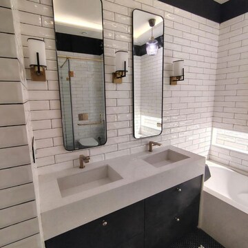 Kitchen in 3 BHK Apartment at Lodha The World Towers World One Tier 3 Trinity, Empire Mill – for Rent