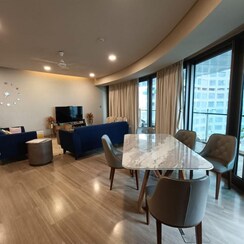 3 BHK + Pooja Room Apartment For Rent in Lodha The World Towers World One Tier 3 Trinity