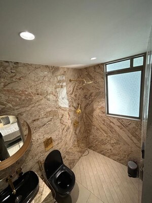 Bathroom in 2 BHK Builder Floor at Delta Aveon City, Rabale – for Sale