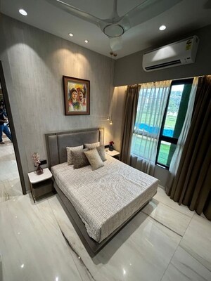 Bedroom in 2 BHK Builder Floor at Delta Aveon City, Rabale – for Sale