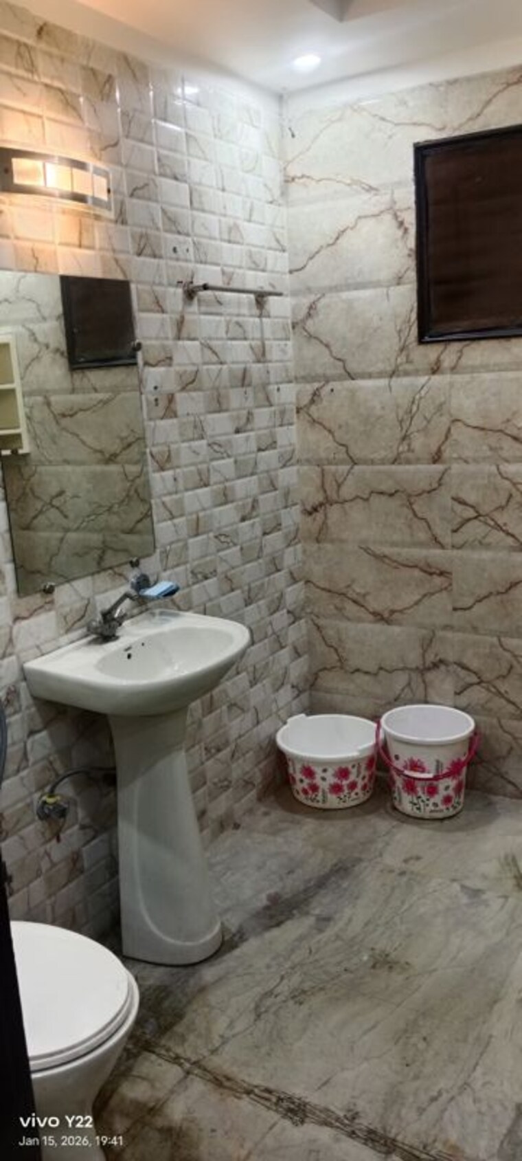 Bathroom, laxmi nagar 3 Bedroom 1100 Sq.Ft. Independent House In Laxmi Nagar Delhi 9800555