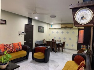 Living Room in 3 BHK Apartment at Progressive Solitaire, Kopar Khairane – for Sale
