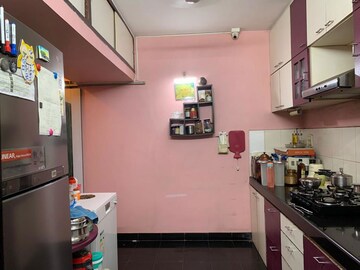 Kitchen in 3 BHK Apartment at Progressive Solitaire, Kopar Khairane – for Sale