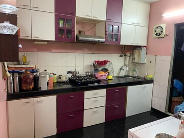 Kitchen in 3 BHK Apartment at Progressive Solitaire, Kopar Khairane – for Sale