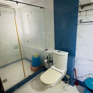Bathroom in 3 BHK Apartment at Lodha Kiara, Kamala Mill – for Rent