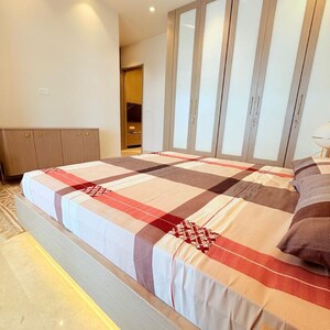 Bedroom in 3 BHK Apartment at Indiabulls Sky Forest, Dighe Nagar – for Rent