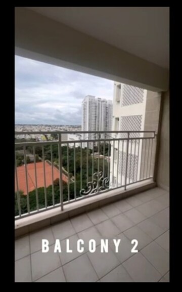 Balcony in 4 BHK Apartment at Prestige West Woods, Binnipete – for Sale