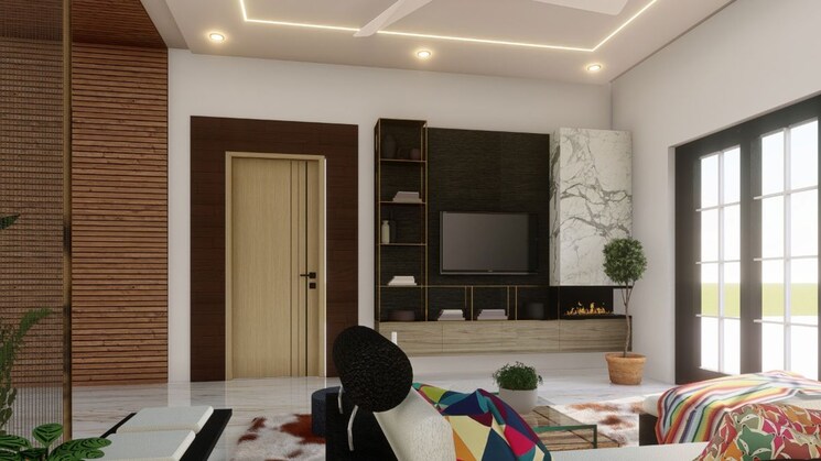 Living Room, cunningham-hallmark 4 Bedroom 4200 Sq.Ft. Apartment In Vasanth Nagar Bangalore 8180606