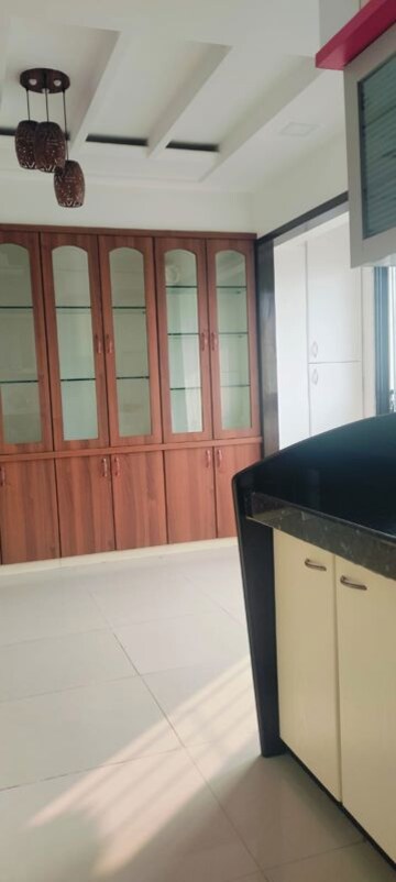Kitchen in 4 BHK Apartment at Akshar Shreeji Heights, Seawoods – for Rent