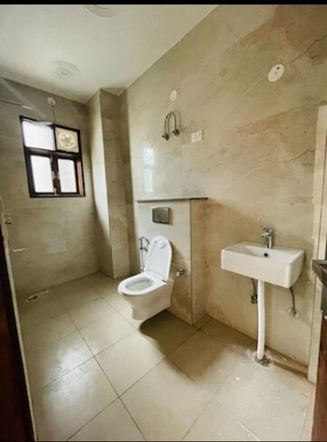 Bathroom in 3 BHK Builder Floor at Palam Vihar Extension – for Rent