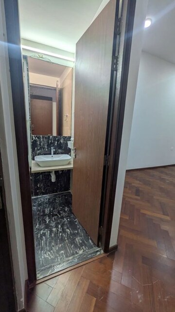 Building Lobby in 4 BHK Apartment at Omkar Alta Monte, Malad East – for Rent