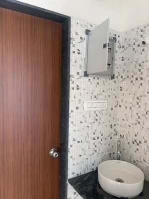 Bathroom in 3 BHK Apartment at Vrunda Shlok, Moshi – for Rent