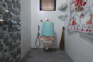 Bathroom in 1 BHK Apartment at Sanyam Ashok Odyssey A Wing, Ghatkopar West – for Rent