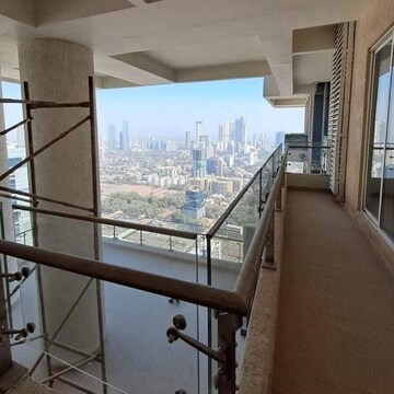 Balcony in 3 BHK Apartment at Enpar Lotus 101 Worli Residences, Kamala Mill – for Rent