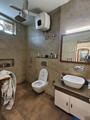 Bathroom in 4 BHK Builder Floor at Geetanjali Enclave – for Rent
