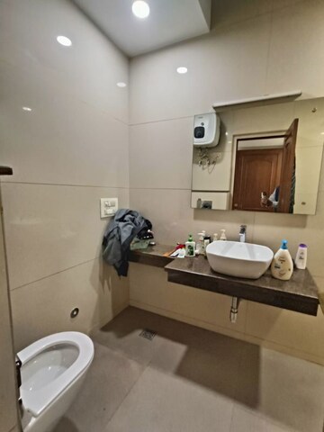 Bathroom in 4 BHK Builder Floor at Geetanjali Enclave – for Rent