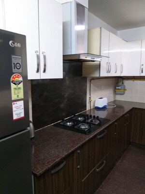 Kitchen in 4 BHK Builder Floor at Greater Kailash – for Rent
