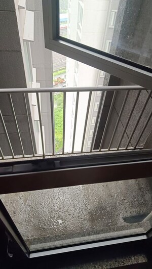 Balcony in 3 BHK Apartment at Sunteck City Avenue 4, Goregaon West – for Rent