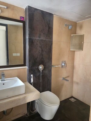 Bathroom in 2 BHK Apartment at Lodha Amara, Kolshet Road – for Rent