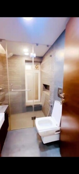 Bathroom in 3 BHK Apartment at Woodstock Apartments, Versova – for Rent