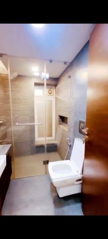 Bathroom in 3 BHK Apartment at Woodstock Apartments, Versova – for Rent