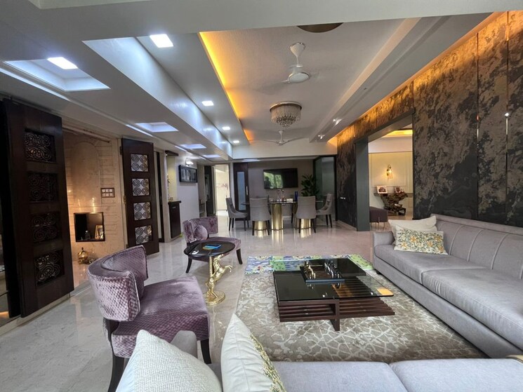 Living Room, gurukrupa-vyom 3 Bedroom 1240 Sq.Ft. Apartment In Juhu Mumbai 9800845