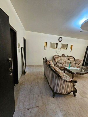 Living Room in 3 BHK Apartment at Cuffe Parade – for Rent