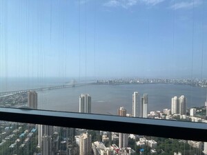 Balcony in 4 BHK Apartment at Ahuja Altus Towers, Worli – for Rent