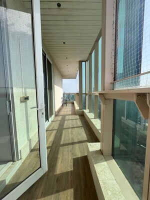 Balcony in 4 BHK Apartment at Ahuja Altus Towers, Worli – for Rent