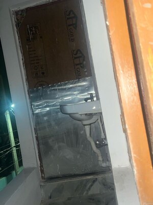 Bathroom in 2 BHK Apartment at Milan Tower, Adil Nagar – for Rent