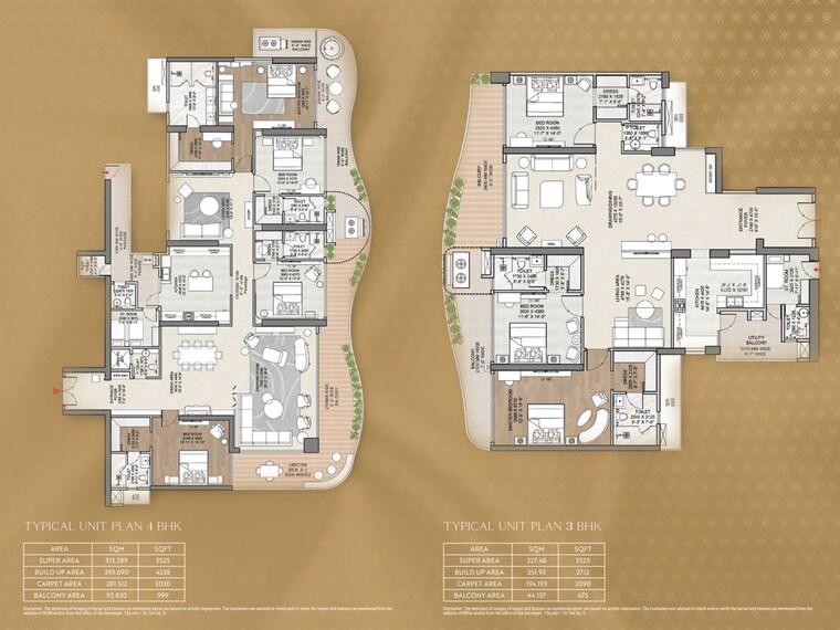 Master Plan, great-value-ekanam 4 Bedroom 5525 Sq.Ft. Apartment In Sector 107 Noida 9800923