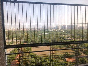 Balcony in 3 BHK Apartment at Amrapali Heartbeat City, Sector 107 – for Rent
