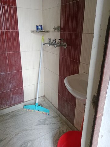 Bathroom in 1 BHK Builder Floor at Huda – for Rent
