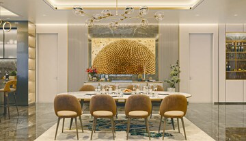 Living Room in 4 BHK Apartment at Navayuga Godavari, Begumpet – for Sale