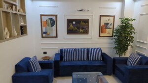 Living Room in 2 BHK Apartment at Antriksh Golf View, Sector 78 – for Rent