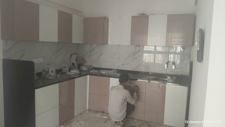 Kitchen, ar-atlas 3 Bedroom 1058 Sq.Ft. Apartment In Wakad Pune 9750682