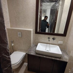 Bathroom in 4 BHK Builder Floor at Vasant Vihar – for Rent