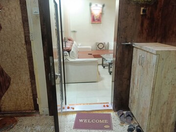 Bathroom in 2 BHK Apartment at Kshitij CHS, Goregaon East – for Rent