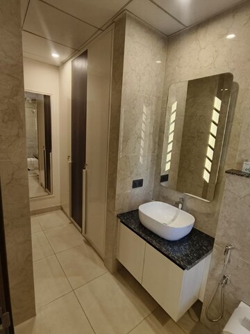 Bathroom in 3.5 BHK Builder Floor at Raj One Good Earth, Sector 71 – for Rent